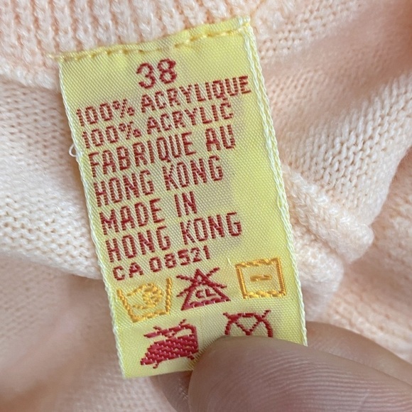 Vintage Lady Phoenix Sportswear Orange Lakewood Golf World V Neck Sweater M - Picture 4 of 11